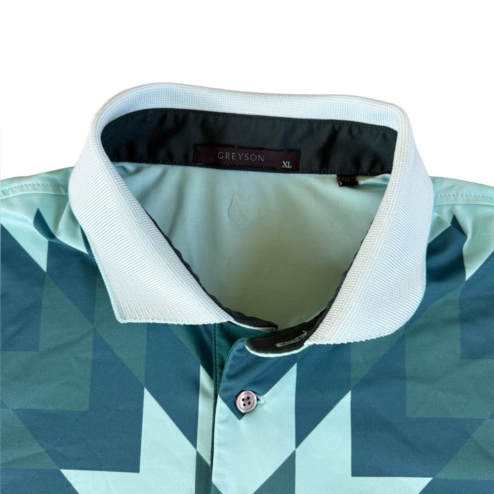 Greyson Clothiers Big Sky S/S Polo Golf Shirt Stretch Skystone Men’s Size XL - Picture 3 of 9